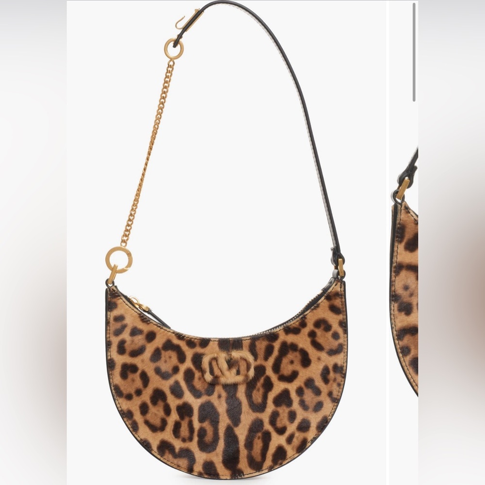 Valentino VLOGO genuine calf hair Leopard Print -looking to trade Open to offers - Picture 5 of 15
